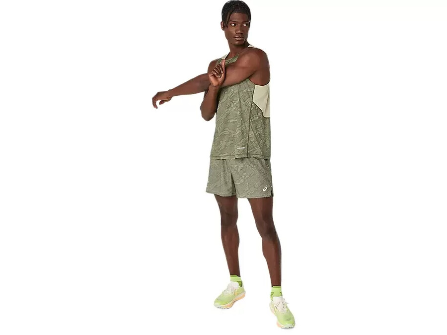 fujitrail allover print 5in short