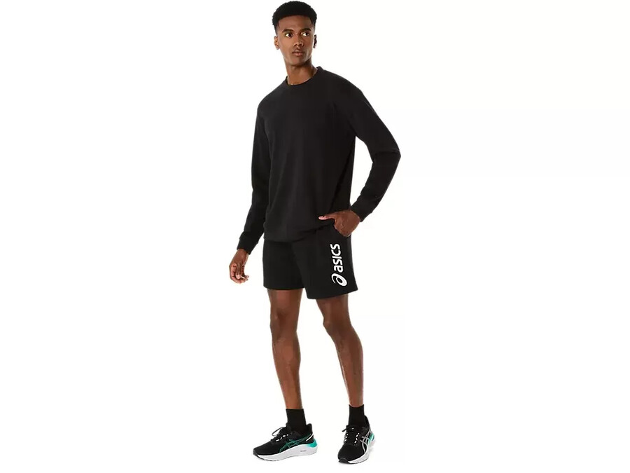 asics logo sweatshort