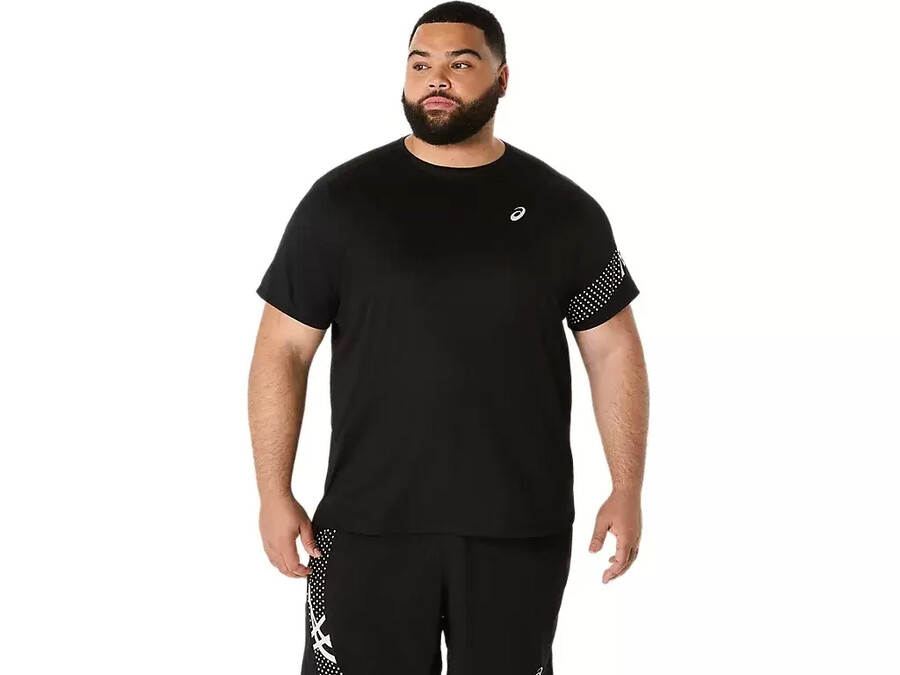 asics icon kurzarm-oberteil