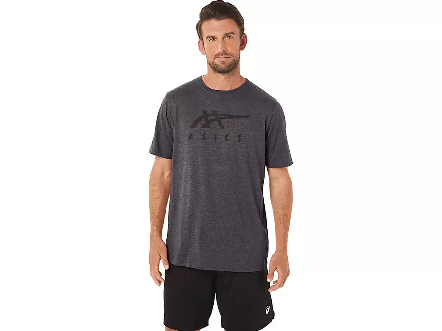 asics gestreiftes kurzarm-t-shirt