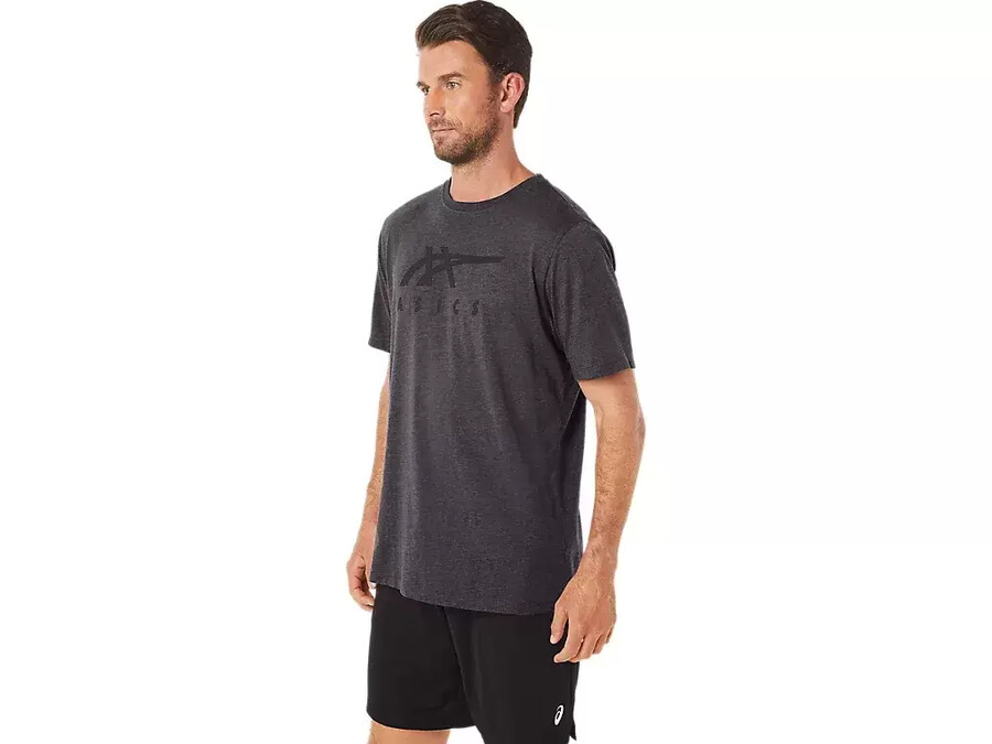 asics gestreiftes kurzarm-t-shirt