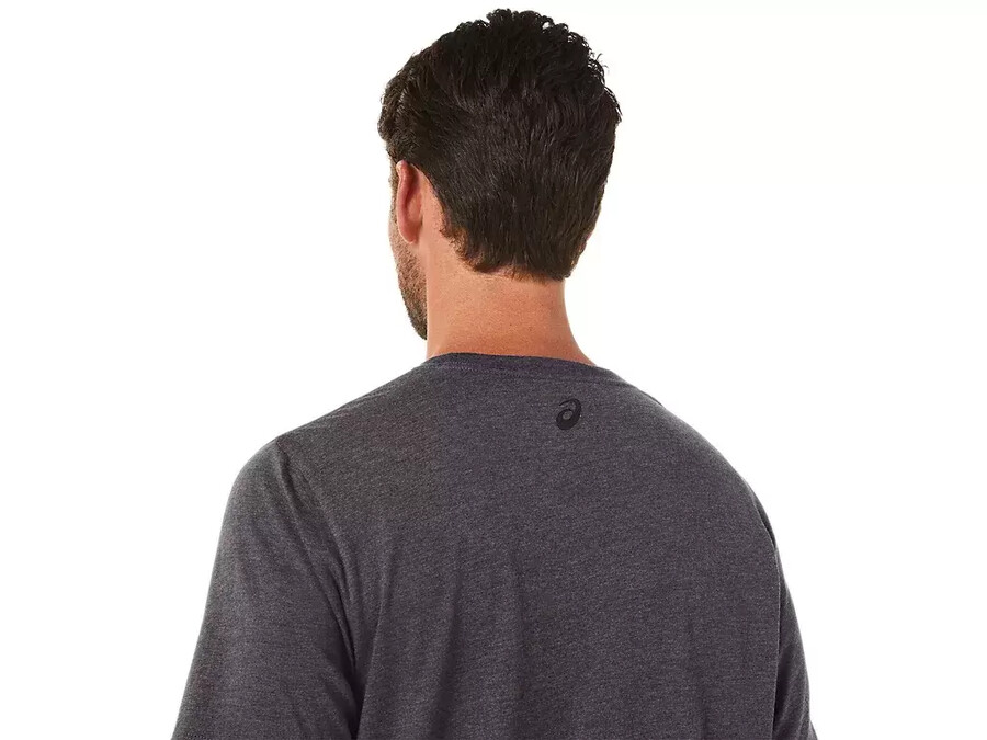 asics gestreiftes kurzarm-t-shirt