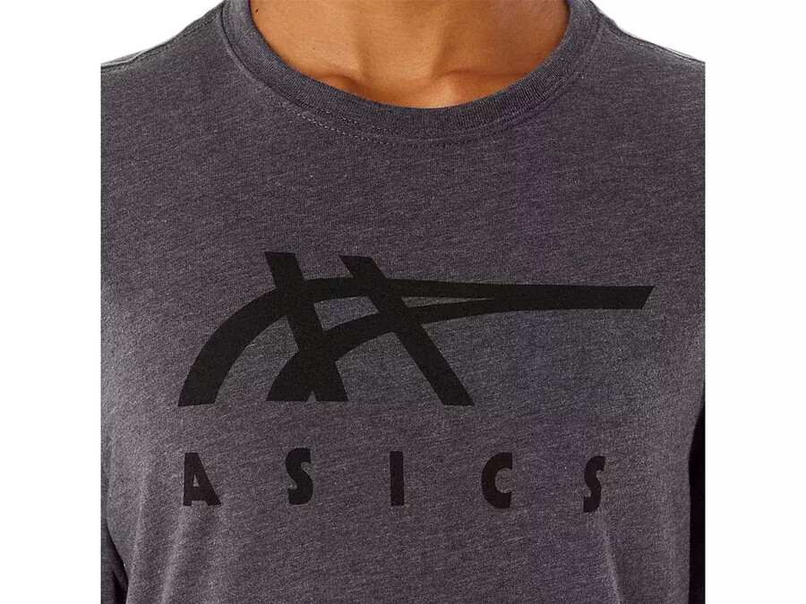 asics gestreiftes kurzarm-t-shirt