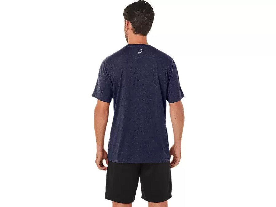 asics gestreiftes kurzarm-t-shirt