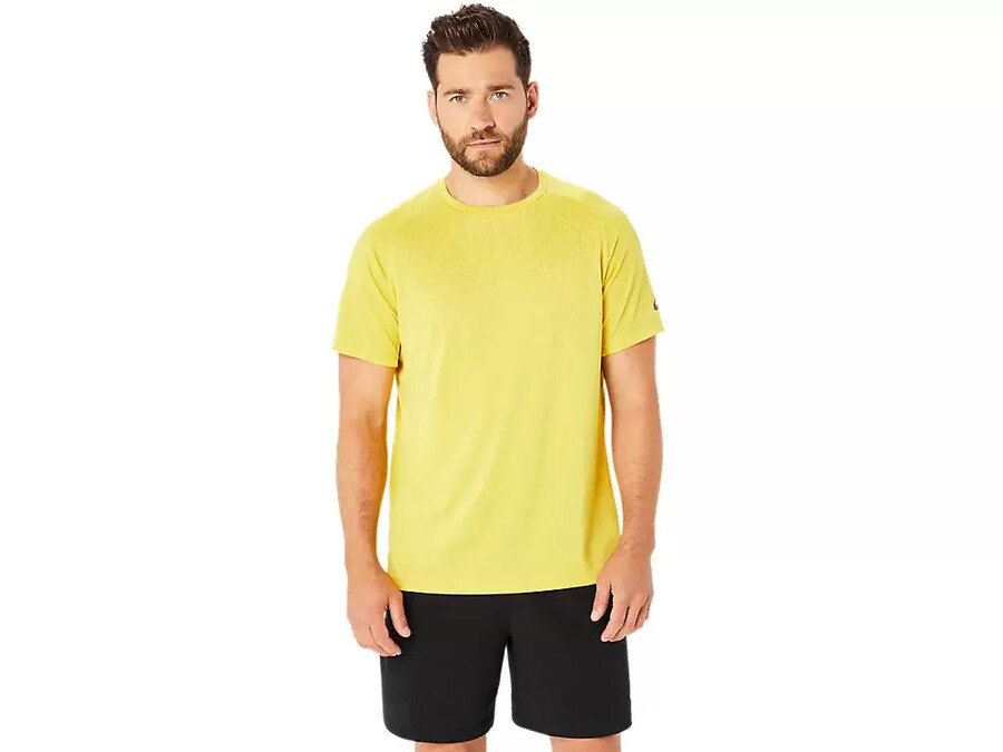 actibreeze jacquard kurzarm-oberteil