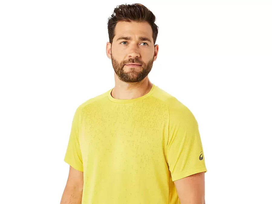 actibreeze jacquard kurzarm-oberteil
