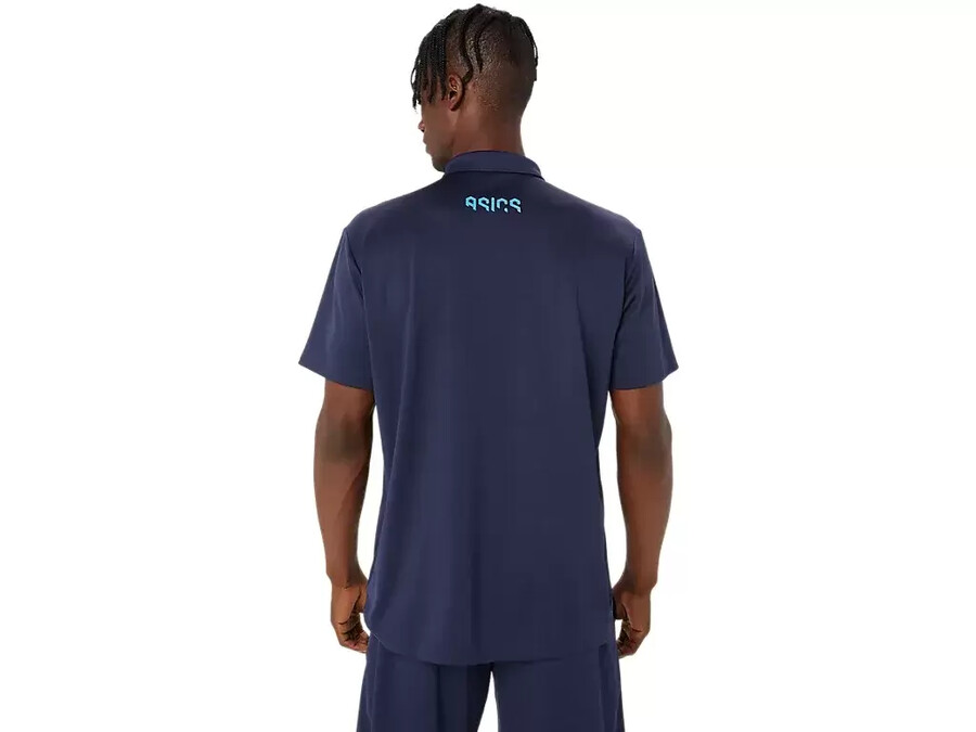 asics hex graphic dry poloshirts