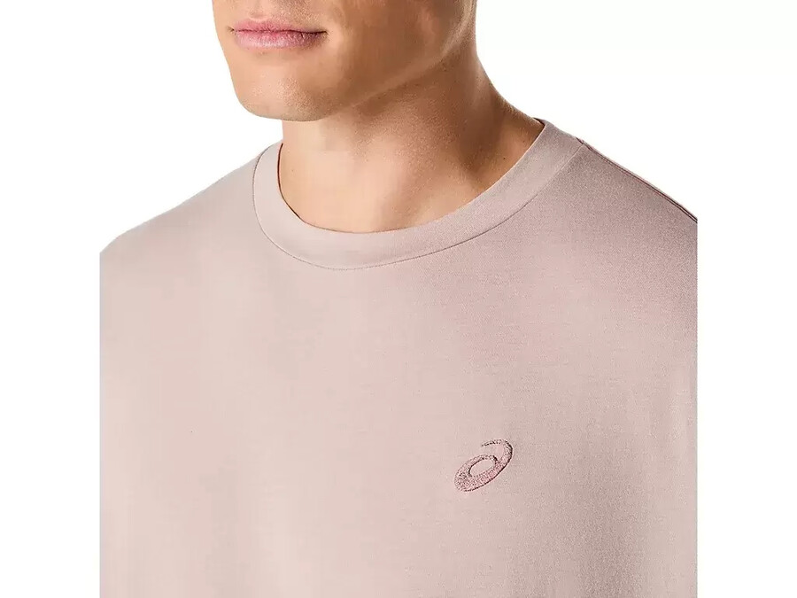 asics t-shirt mit stickerei „spiral relax