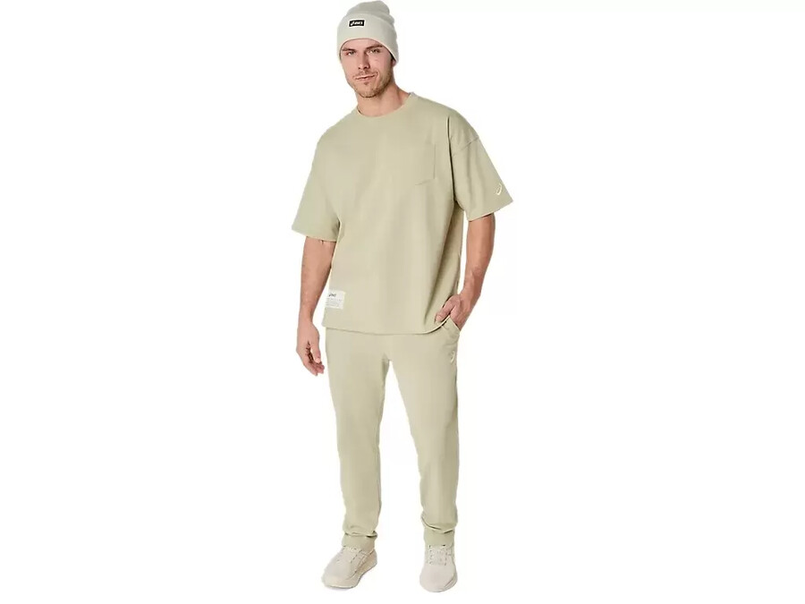 schweres lockeres t-shirt mit taschen