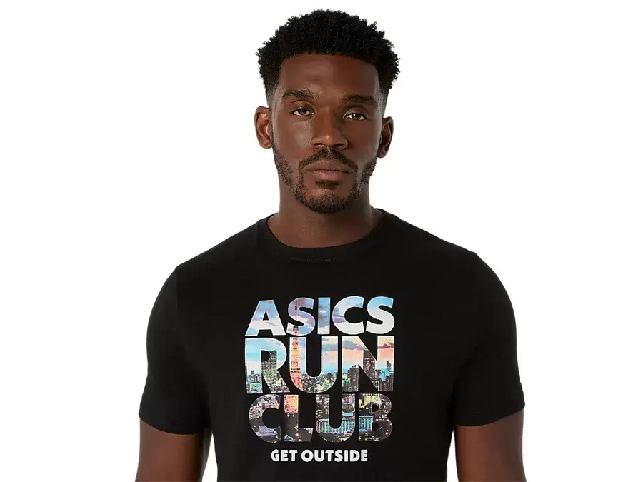 asics run club t-shirt
