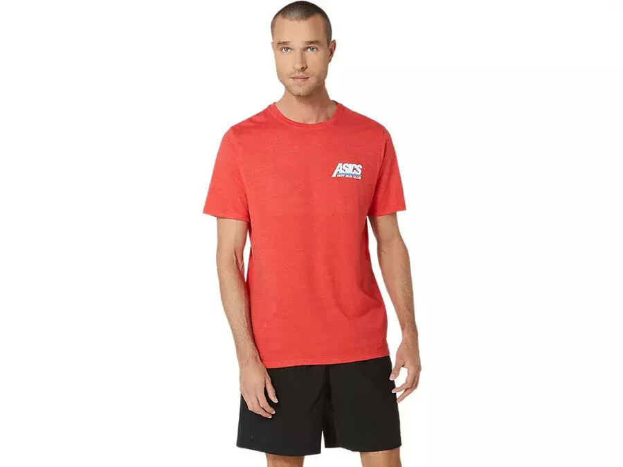 unisex asics smsb 1977 run club kurzarm-t-shirt