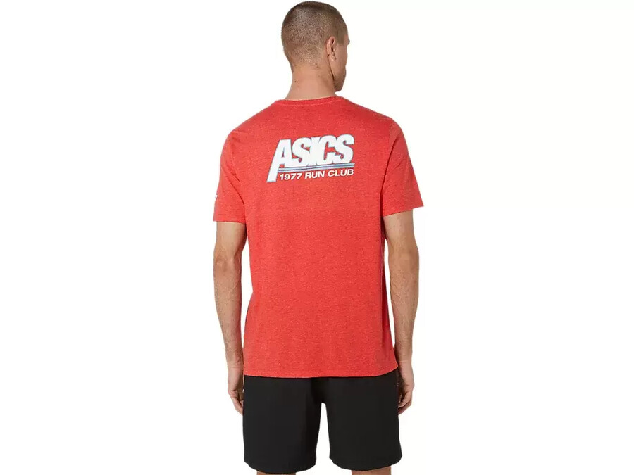 unisex asics smsb 1977 run club kurzarm-t-shirt