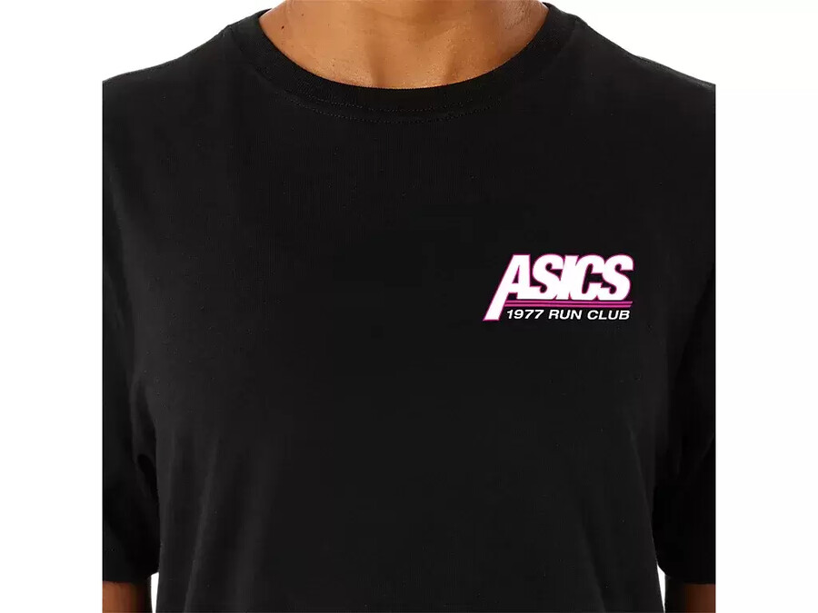 unisex asics smsb 1977 run club kurzarm-t-shirt