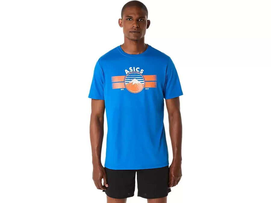 unisex asics est 1977 mountain t-shirt