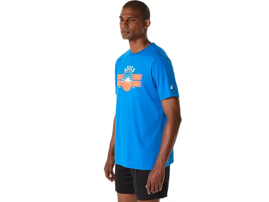 unisex asics est 1977 mountain t-shirt