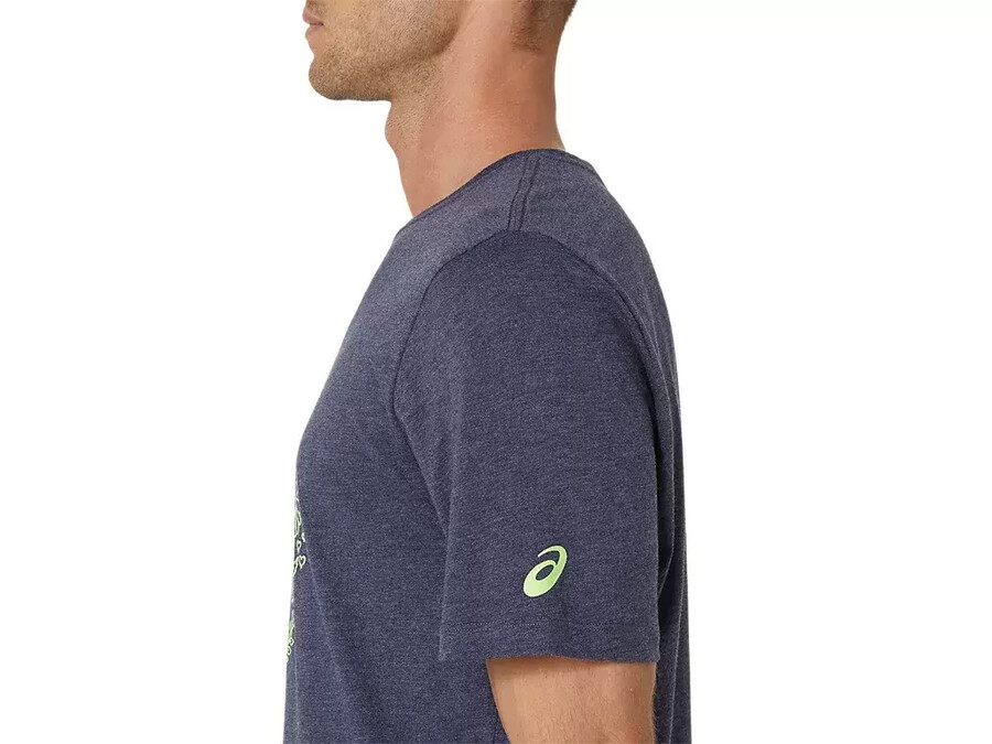 unisex asics brighter days ahead kurzarm-t-shirt