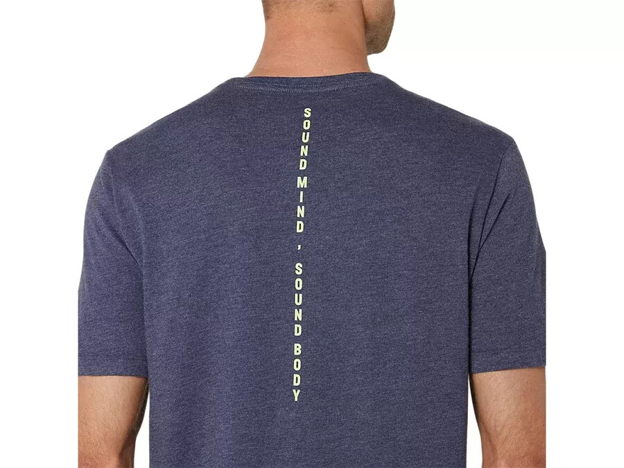 unisex asics brighter days ahead kurzarm-t-shirt