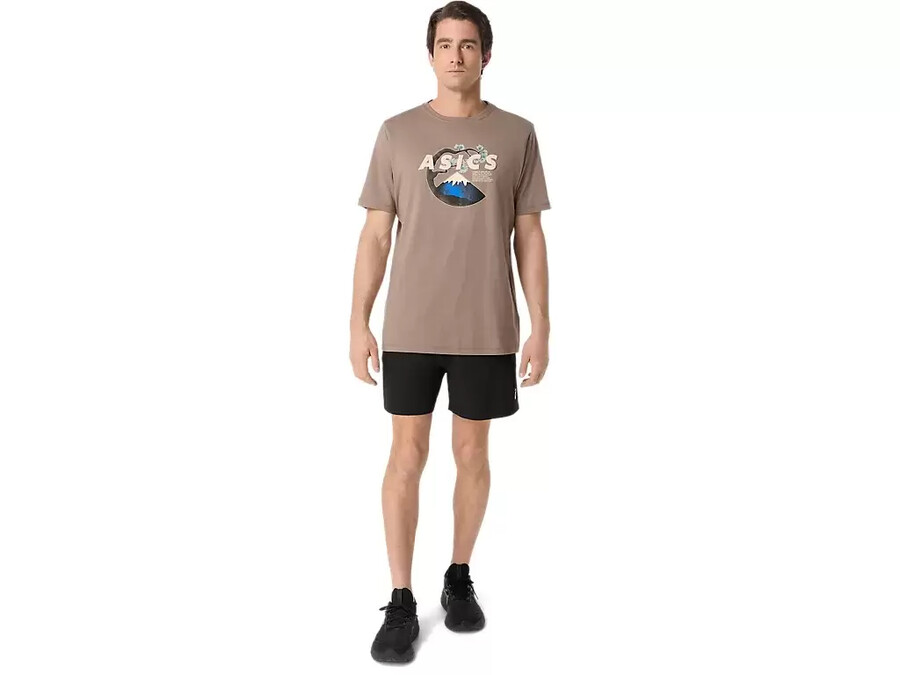unisex asics outdoor kurzarm-t-shirt