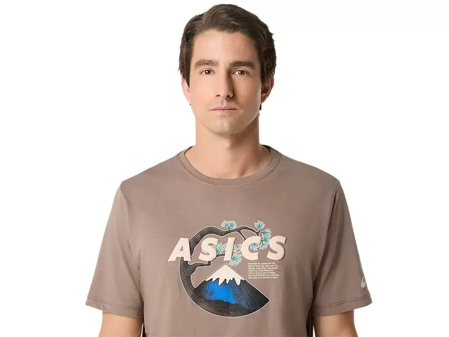 unisex asics outdoor kurzarm-t-shirt