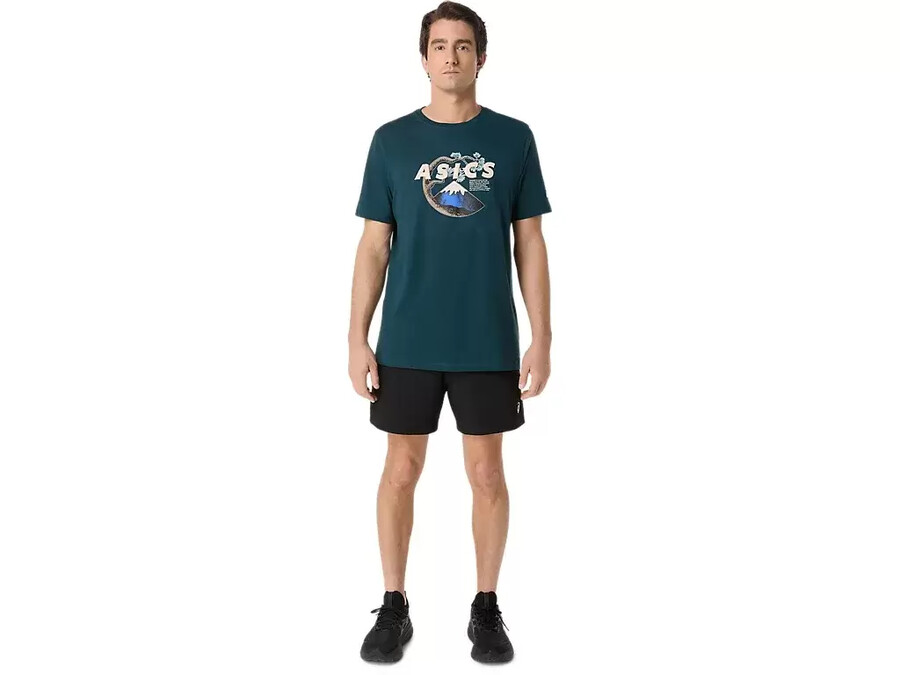 unisex asics outdoor kurzarm-t-shirt