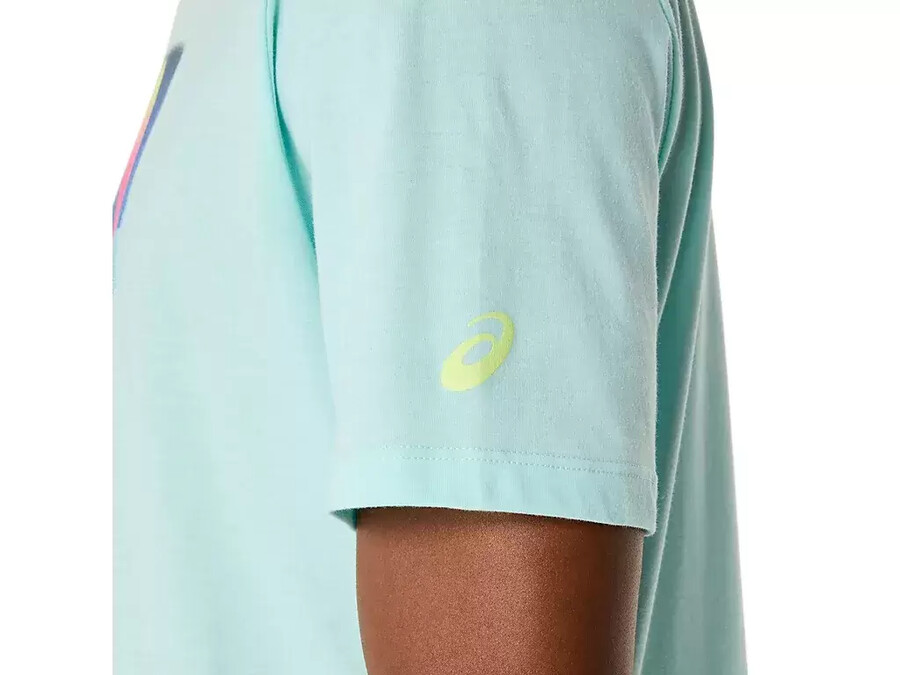 asics retro sunset kurzarm-t-shirt